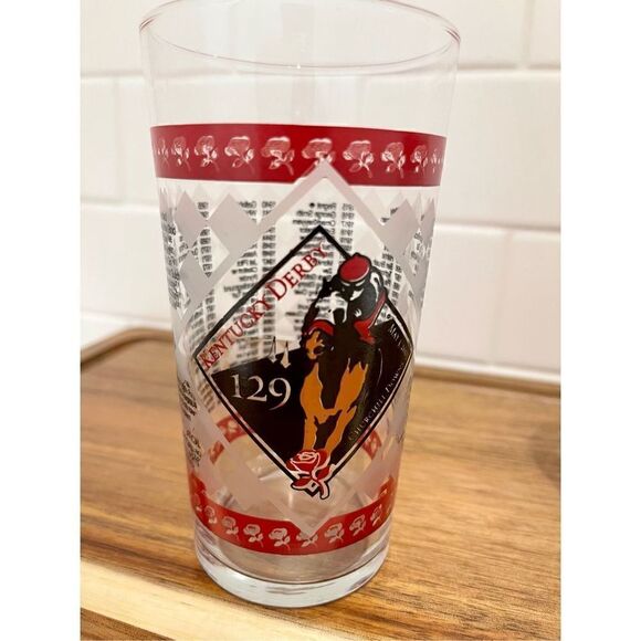 Kentucky Derby 2003 Cocktail Glasses (2) - Picture 4 of 6